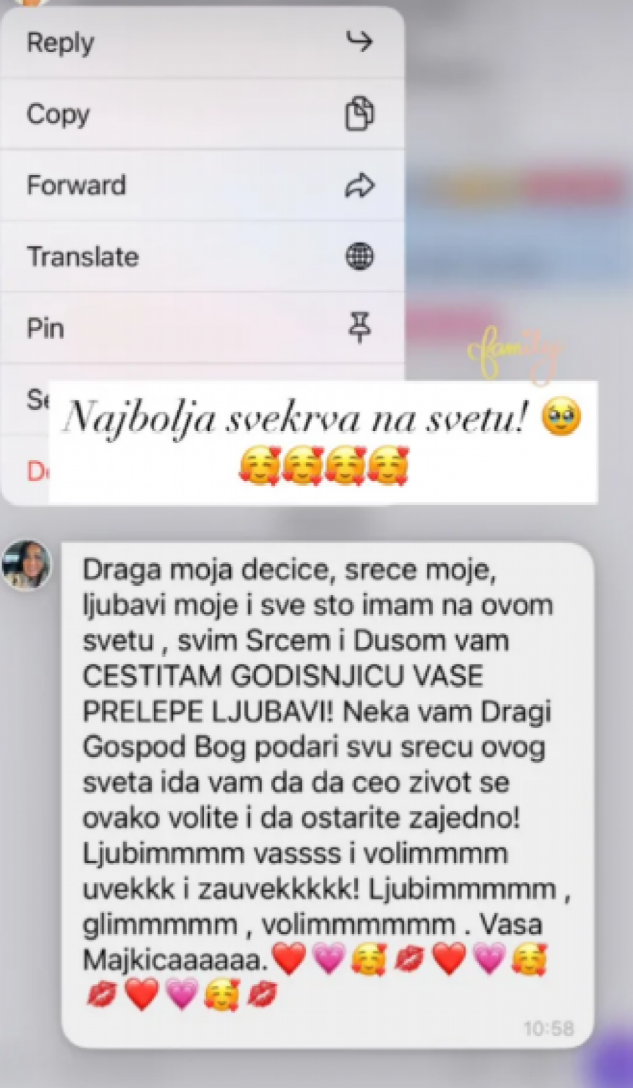 PRVA REAKCIJA ZLATE PETROVIĆ NA SREĆNE VESTI! Procurila privatna prepiska sa Enom i Pejom! (FOTO)