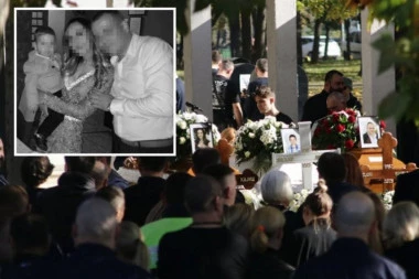 TEŠKI SU DANI IZA NAS! Potresne reči sveštenika na opelu poginuloj porodici: Danas su pred nama tri krsta, jedan je beo...