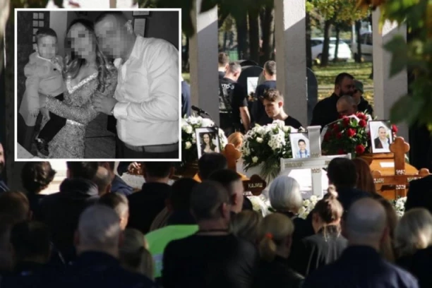 TEŠKI SU DANI IZA NAS! Potresne reči sveštenika na opelu poginuloj porodici: Danas su pred nama tri krsta, jedan je beo...