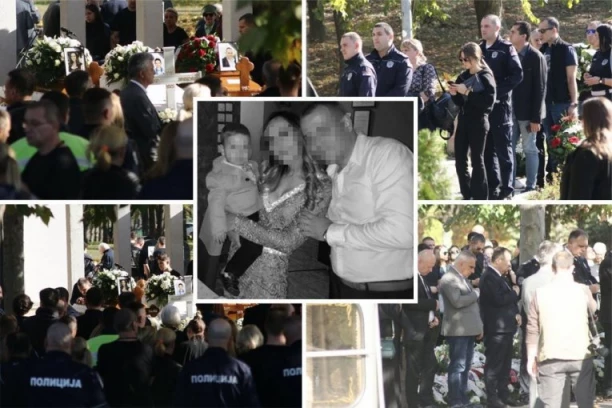 JECAJI ODZVANJAJU GROBLJEM! Reka ljudi ispraća poginulu porodicu na večni počinak: TRI SVEŠTENIKA SLUŽE OPELO! (FOTO, VIDEO)