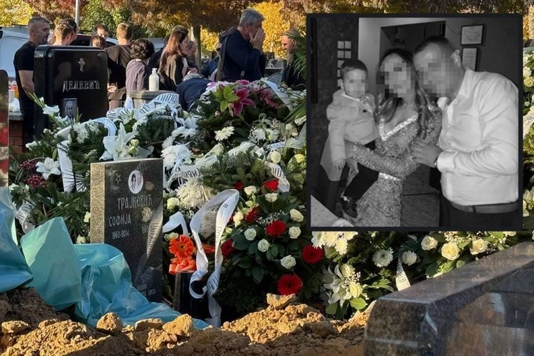 SAHRANJENA PORODICA POGINULA KOD WEST 65! Na večni počinak ispraćeni uz zvuke policijskog orkestra (FOTO, VIDEO)