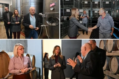 MINISTARKA MESAROVIĆ POSETILA VINARIJU "MATALJ" U NEGOTINU Ekskluzivno najavila KONKURS ZA VINARE koji će biti raspisan u naredne dve nedelje EVO KO ĆE SVE MOĆI DA SE PRIJAVI