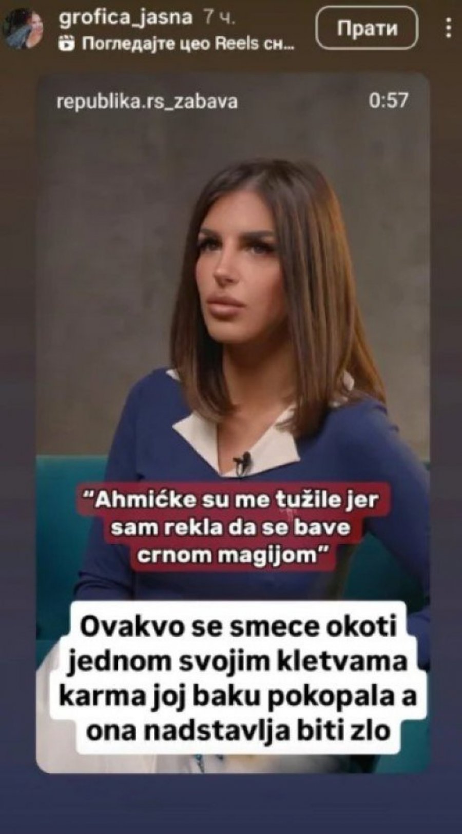 "OVAKVO SMEĆE SE JEDNOM OKOTI"! Bukti brutalan rat Ahmićki sa Enom Čolić, GROFICA OSULA RAFAL!