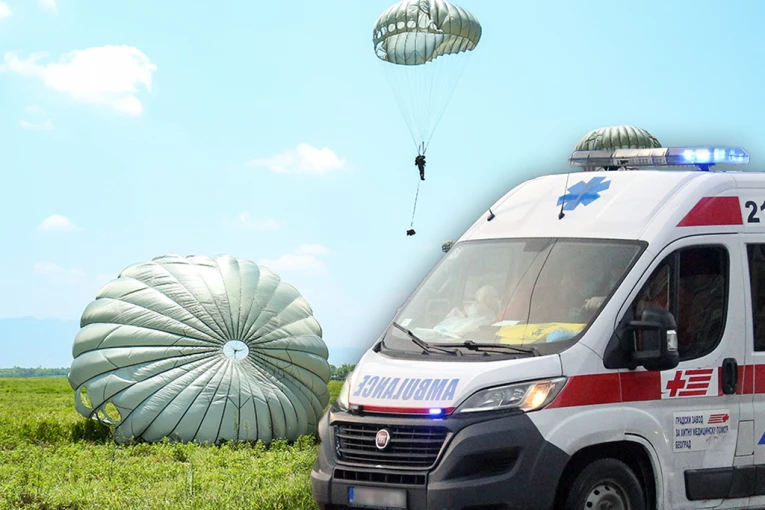 MUŠKARAC SE POVREDIO PRILIKOM SKOKA PADOBRANOM! Strašna nezgoda u Lisičjem Jarku: U kritičnom je stanju!