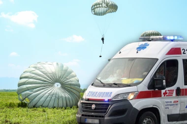 MUŠKARAC SE POVREDIO PRILIKOM SKOKA PADOBRANOM! Strašna nezgoda u Lisičjem Jarku: U kritičnom je stanju!