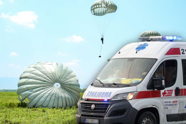 MUŠKARAC SE POVREDIO PRILIKOM SKOKA PADOBRANOM! Strašna nezgoda u Lisičjem Jarku: U kritičnom je stanju!