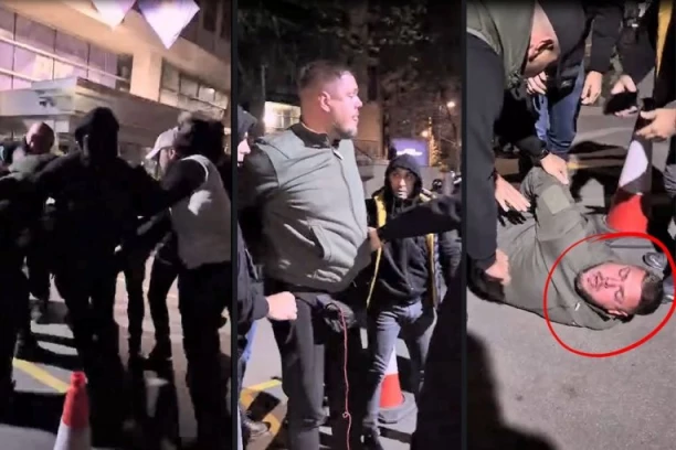 SNIMAK HAPŠENJA VLADIMIRA ŠTIMCA! I s lisicima na rukama nastavio da divlja! (VIDEO)