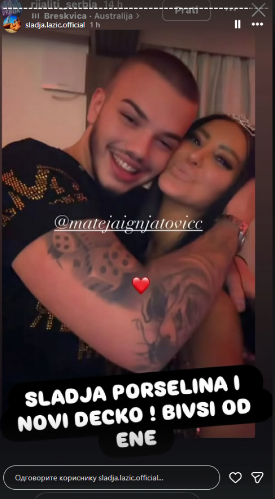 "BEZDINAREVIĆ KOJI ŽELI DA BUDE POZNAT PREKO MENE": Slađa Poršelina OBRISALA PATOS Breskvičinim bratom - PONIŽENJE GODINE!