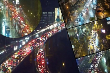 KIŠA I ŠPIC NAPRAVILI HAOS NA ULICAMA BEOGRADA! Ove gradske saobraćajnice totalno paralisane, kolone kilometarske! (FOTO)