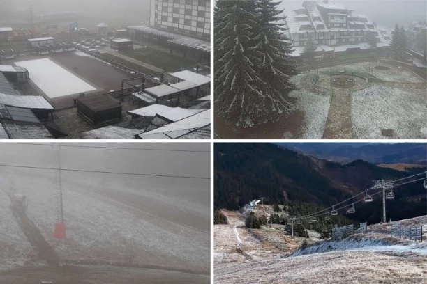 U SRBIJI PADAO SNEG! Zebeleo se OVAJ deo zemlje - temperatura pala sa 26 stepeni na -1! (FOTO)