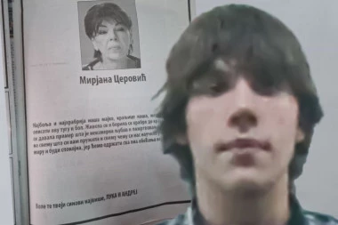 MAJKO, ODRŽAĆU OBEĆANJE KOJE SAM TI DAO! Luka Cerović se iz zatvora oprostio od preminule majke - Čitulju dao i vođa "vračarskog klana"!