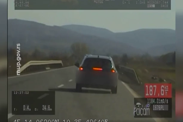 HRVAT DIVLJAO NA PUTU KA NOVOM SADU: Nagazio 100km/h preko ograničenja, policija objavila snimak potere (FOTO, VIDEO)