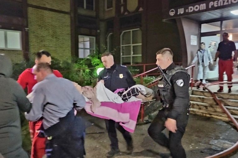 Požar u Domu penzionera