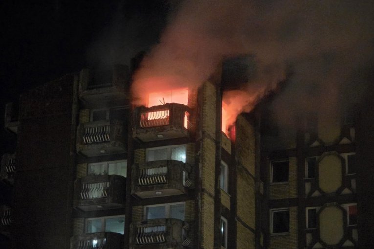 Požar u Domu penzionera