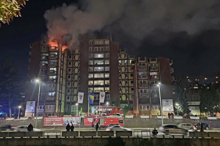 Požar u Domu penzionera