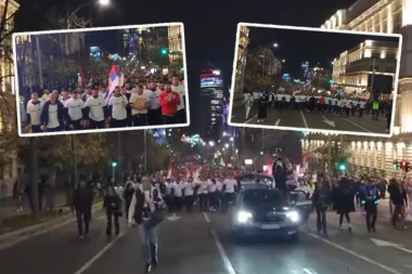 VELIČANSTVEN DOČEK SRBA S KOSMETA PRED SKUPŠTINOM! ČITAJTE U SRPSKOM TELEGRAFU!