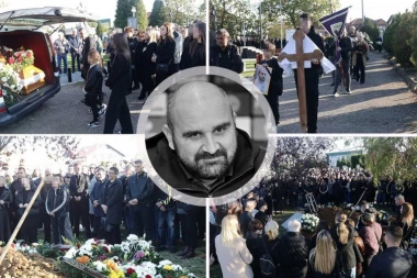 SAHRANJEN MLADEN ŽIŽOVIĆ: Teške scene u Bijeljini, sin ljubio krst, žena jedva hodala, majka van sebe! (FOTO, VIDEO)