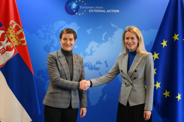 BRNABIĆEVA U BRISELU: Sastala se sa Kajom Kalas: Dobri razgovori o evropskom putu Srbije! (FOTO)