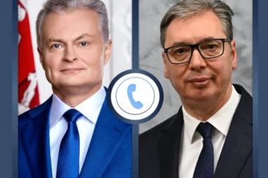 VUČIĆ RAZGOVARAO SA PREDSEDNIKOM LITVANIJE: "Članstvo u EU strateško opredeljenje Republike Srbije, nadamo se napretku!" (FOTO)