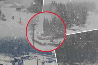 VEJE SNEG U OVOM DELU SRBIJE! Zabelelo se, a tek se očekuje formiranje SNEŽNOG POKRIVAČA! (FOTO, VIDEO)