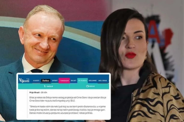 IMA (LI) NEKA TAJNA VEZA LIDERA SSP I VODITELJKE! Stari tandem ĐILAS - OBUĆINA iz Crne Gore udario po Vučiću!