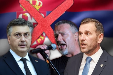 TREŠTI "ZA DOM SPREMNI" I TOMPSONOVE PESME! Jeziva scena u Splitu! Torcidaši u kolonama, pevaju Plenkoviću i udaraju po Srbiji!