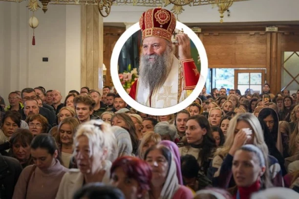 “NE MOŽEMO VOLETI BLIŽNJEG AKO NE VOLOMO BOGA”: Poruka patrijarha Porfirija odjeknula hramom Svetog Dimitrija na Novom Beogradu