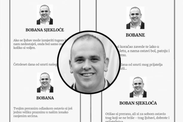 PUT KOJIM SI KORAČAO ZAVEDE TE LAKO U ZAMKU PROKLETU! Crnogorske novine preplavljene čituljama za "škaljarca" Bobana Sjekloću koji je likvidiran pre 40 dana!!