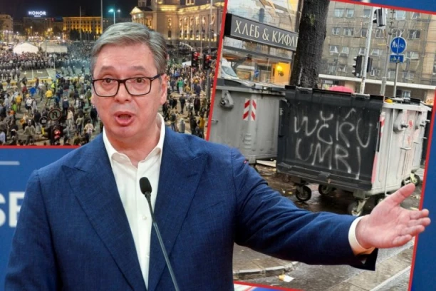 BLOKADERSKI PROGRAM! Ubiti svakoga ko drugacije misli: Grafiti sa porukom „Vučiću, umri“ šokirali građane! (FOTO)