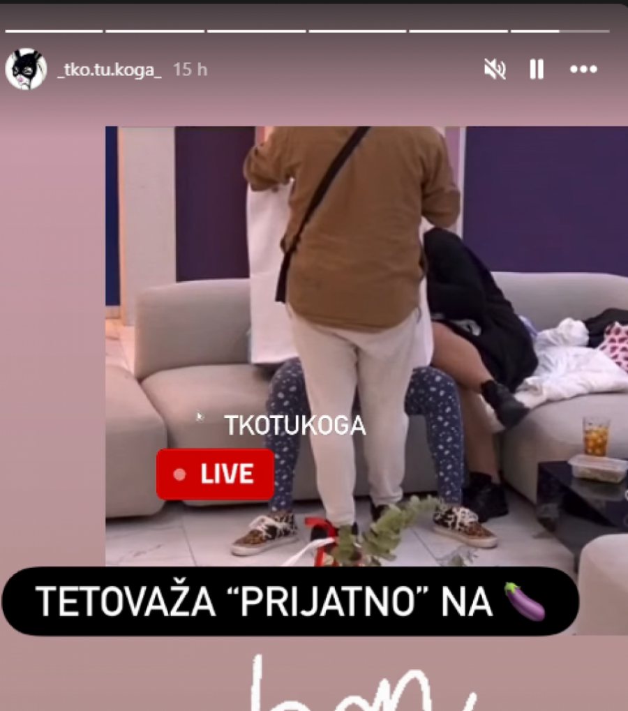 NEVIĐENA SKANDALČINA U RIJALITIJU! Filip Đukić SKINUO GAĆE, pa pokazao tetovažu na PONOSU, Miljana se ONESVESTILA!