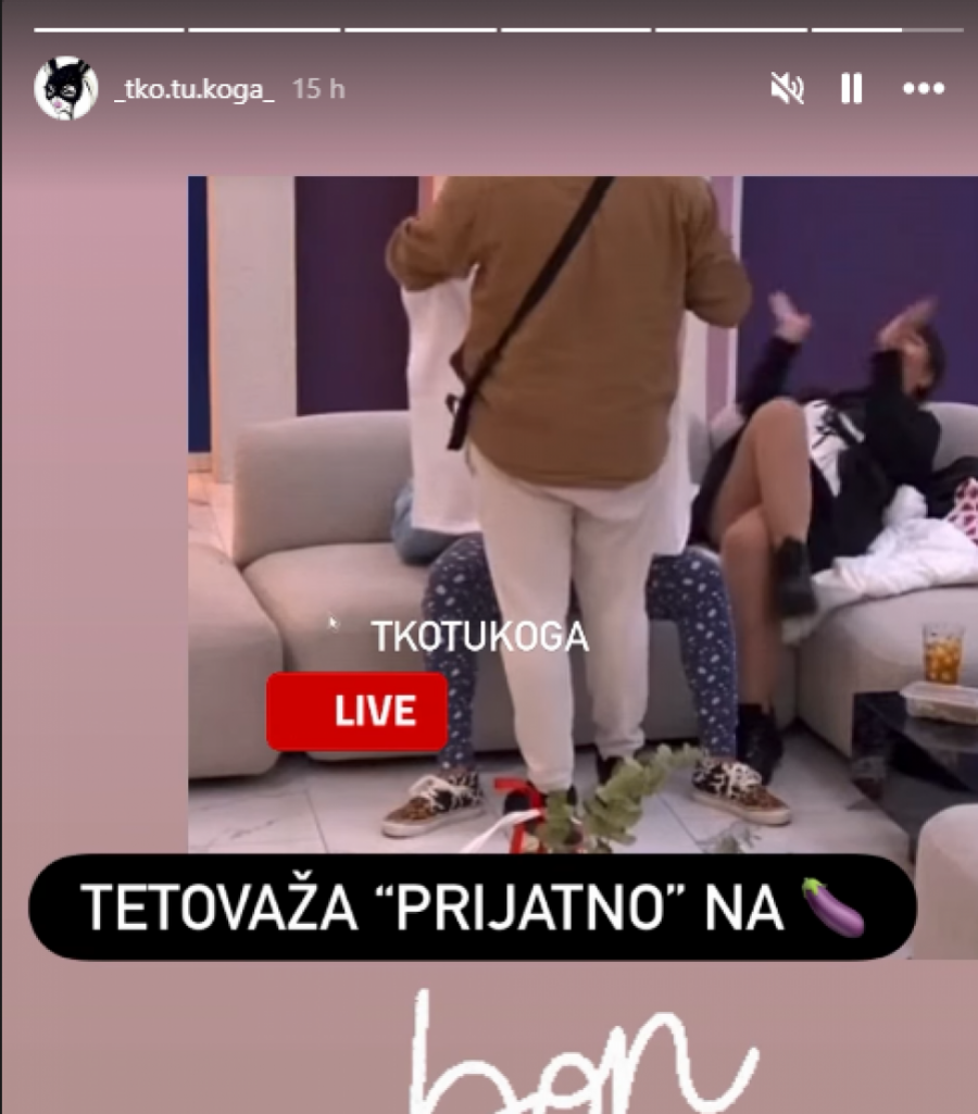 NEVIĐENA SKANDALČINA U RIJALITIJU! Filip Đukić SKINUO GAĆE, pa pokazao tetovažu na PONOSU, Miljana se ONESVESTILA!