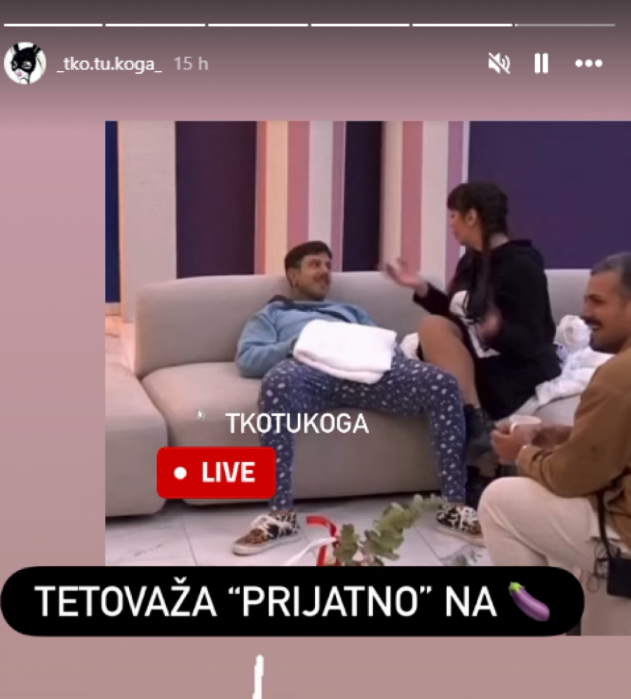 NEVIĐENA SKANDALČINA U RIJALITIJU! Filip Đukić SKINUO GAĆE, pa pokazao tetovažu na PONOSU, Miljana se ONESVESTILA!