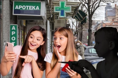DVE DEVOJČICE I DEČAK OPLJAČKALI 100 APOTEKA U BEOGRADU! Zaposlenima prete ŠRAFCIGEROM!