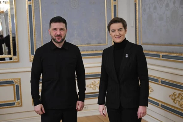 ZAHVALNI SMO UKRAJINI ŠTO POŠTUJE TERITORIJALNI INTEGRITET SRBIJE! Brnabić u Kijevu zahvalila Zelenskom na nepokolebljivom stavu po pitanju KiM