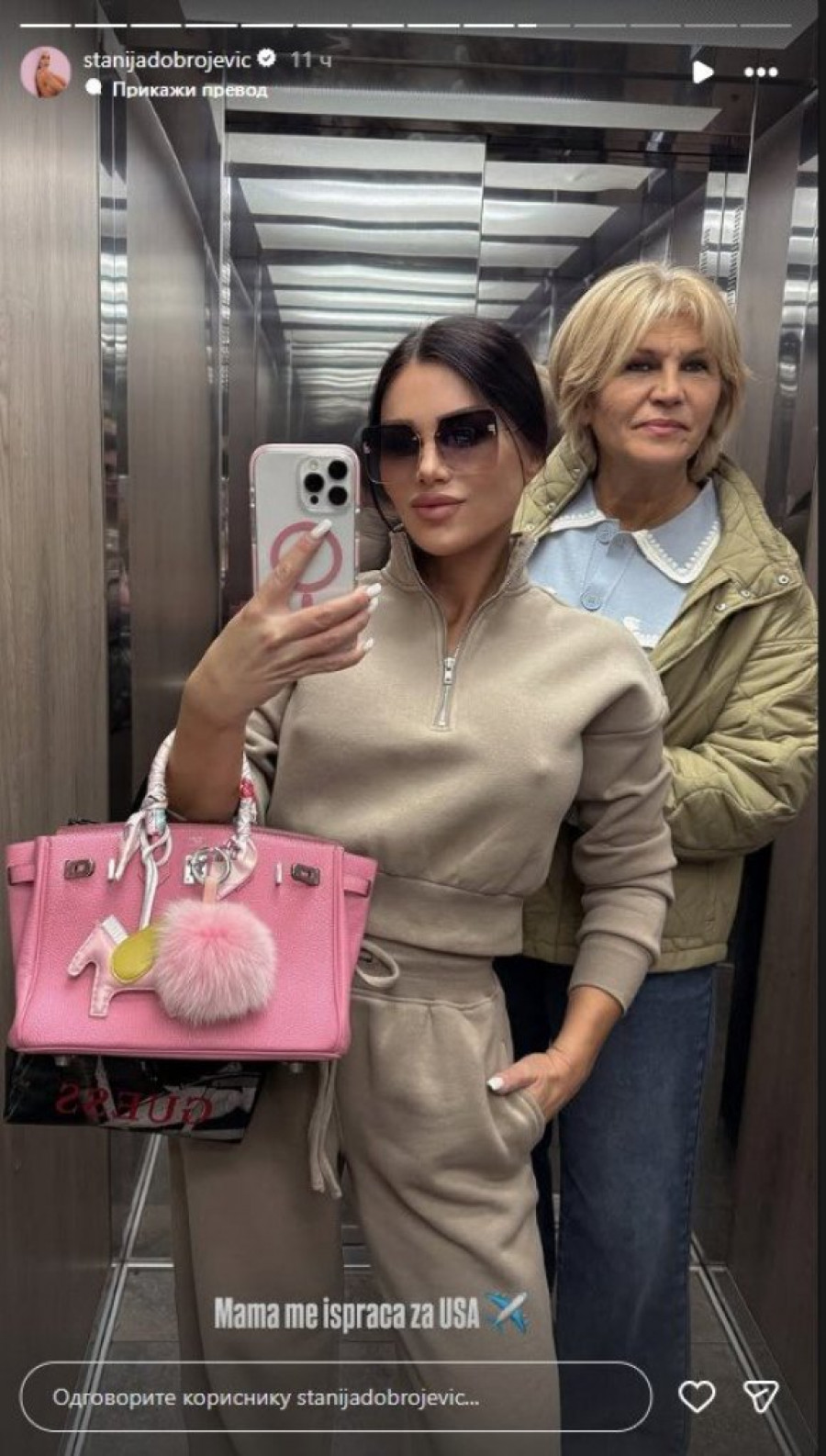 STANIJA OD BRUKE POBEGLA IZ SRBIJE! Starletu snašla velika sramota zbog Asmina, morala hitno nazad u Ameriku! Evo ko je ispratio!