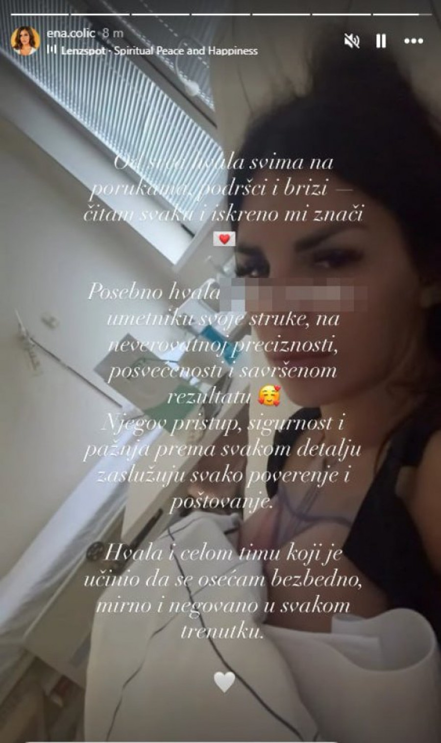 PRVI SNIMAK ENE ČOLIĆ IZ BOLNICE: Pogledajte u kakvom je stanju sada - CELA U ZAVOJIMA! (FOTO)