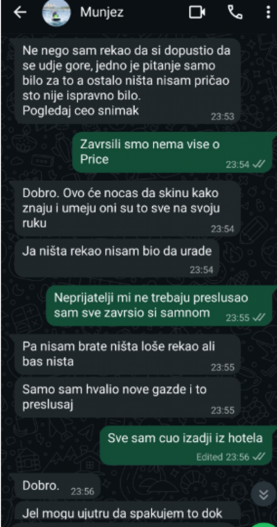 SKANDALČINA! Munjez PREVARIO naciju, pa IZBAČEN na ulicu, stvari mu završile u KESU si za đubre - POSEDUJE ŠOK PREPISKE! (GALERIJA)