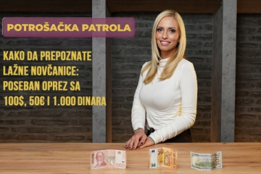 KAKO DA PREPOZNATE LAŽNE NOVČANICE: Poseban oprez sa 100$, 50€ i 1.000 dinara