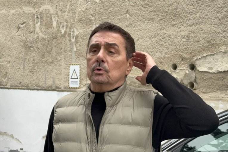 Dragan Kojić Keba na snimanju "Zvezda Granda"