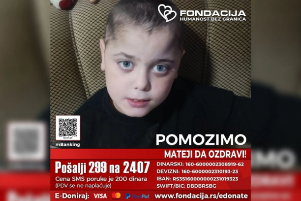 Pomozimo Mateji slanjem 299 na 2407