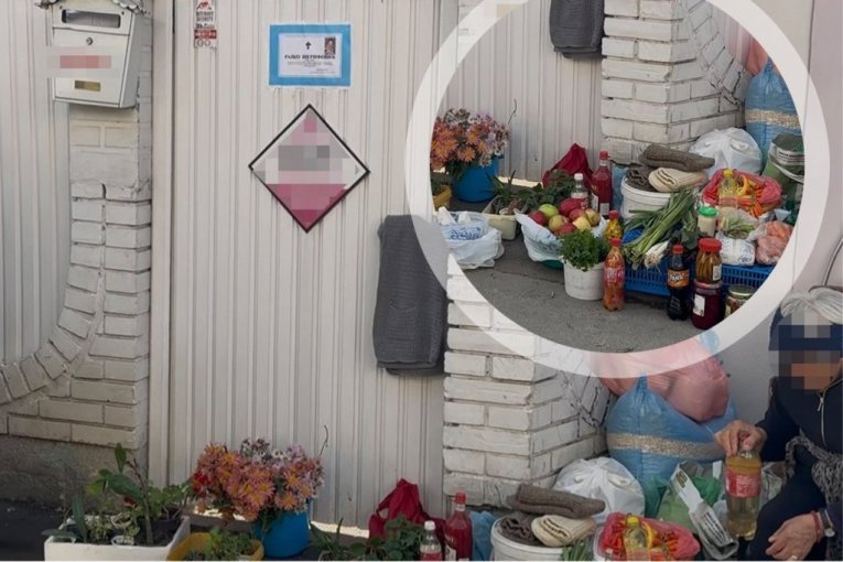 Kuća Verice Šerifović na dan Rajkove sahrane