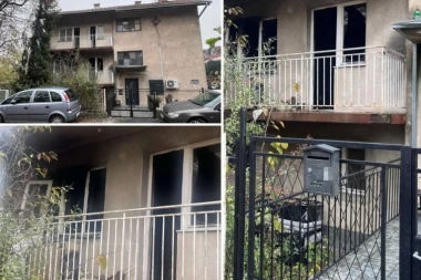 GAREŽ I POLUPANI PROZORI! Republika u Mirijevu nakon stravičnog požara u kome je TEŠKO POVREĐEN muškarac! BORE MU SE ZA ŽIVOT! (FOTO, VIDEO)