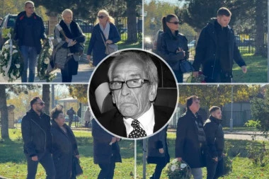 OVO JE MAJKA VANBRAČNOG SINA RAJKA ŠERIFOVIĆA! Svi gledali u poznate na sahrani, nju je retko ko primetio! (VIDEO)