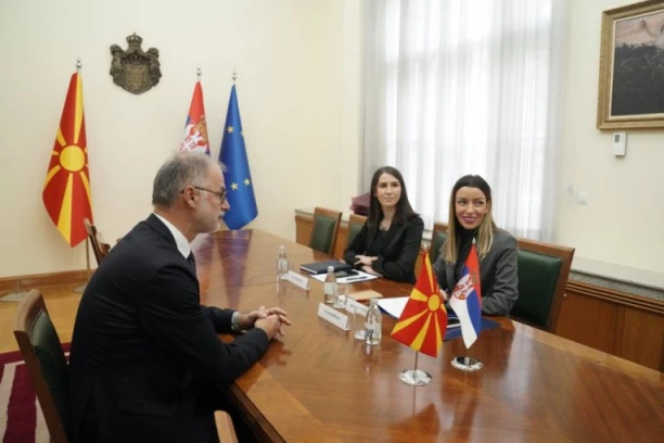 "CILJ INTENZIVIRANJE EKONOMSKE SARADNJE"! Ministarka Mesarović se sastala sa potpredsednikom Vlade Severne Makedonije Ivanom Stoilkovićem!