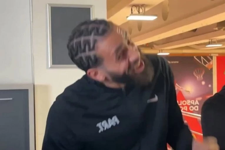 HIT SCENA NA TRENINGU PARTIZANA: Milton i Dvejn davali izjave - usledio je momenat zbog kog svi plaču od smeha! (VIDEO)