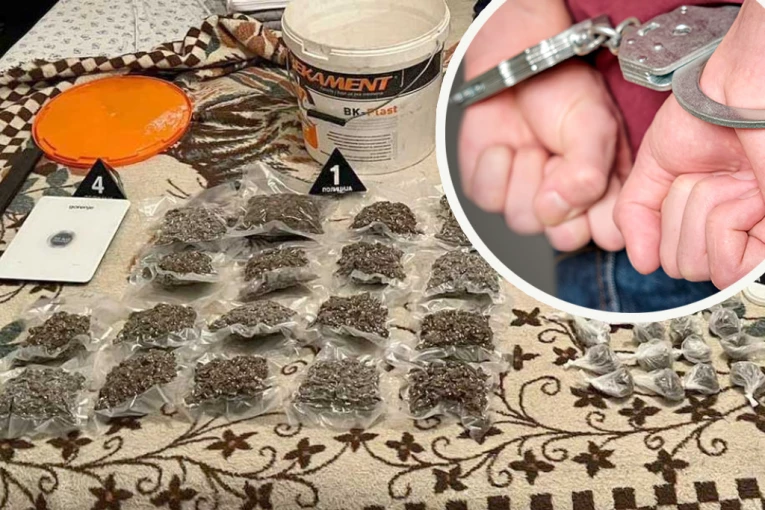UHAPŠEN DILER U KRAGUJEVCU! Spremio 37 kesica droge za kupce, a onda mu je policija upala u kuću! (FOTO)