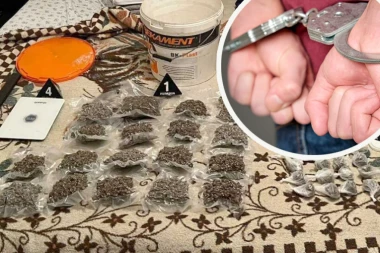 UHAPŠEN DILER U KRAGUJEVCU! Spremio 37 kesica droge za kupce, a onda mu je policija upala u kuću! (FOTO)