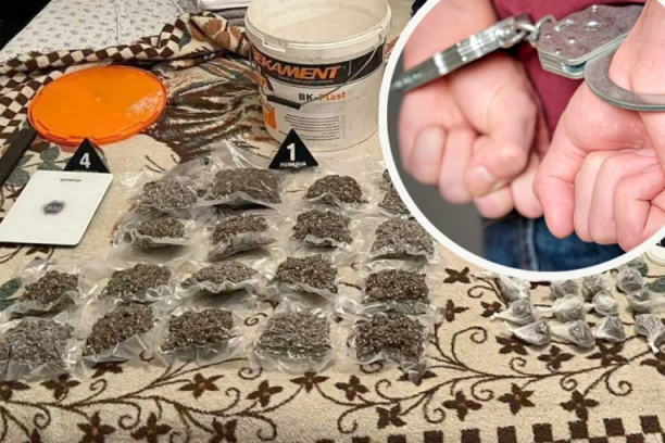 UHAPŠEN DILER U KRAGUJEVCU! Spremio 37 kesica droge za kupce, a onda mu je policija upala u kuću! (FOTO)