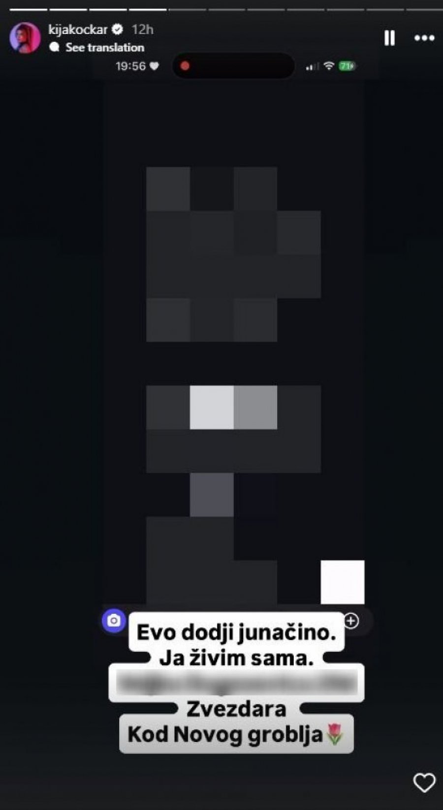 KIJA KOCKAR DOBIJA STRAVIČNE PRETNJE!