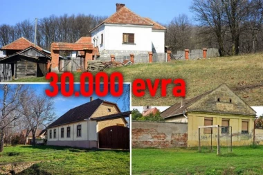 OVE 3 NEKRETNINE NE MOŽETE DA PRESKOČITE! Koštaju do 30.000 EVRA - useljive, u odličnom stanju, sa velikim imanjem; EVO GDE SE NALAZE!